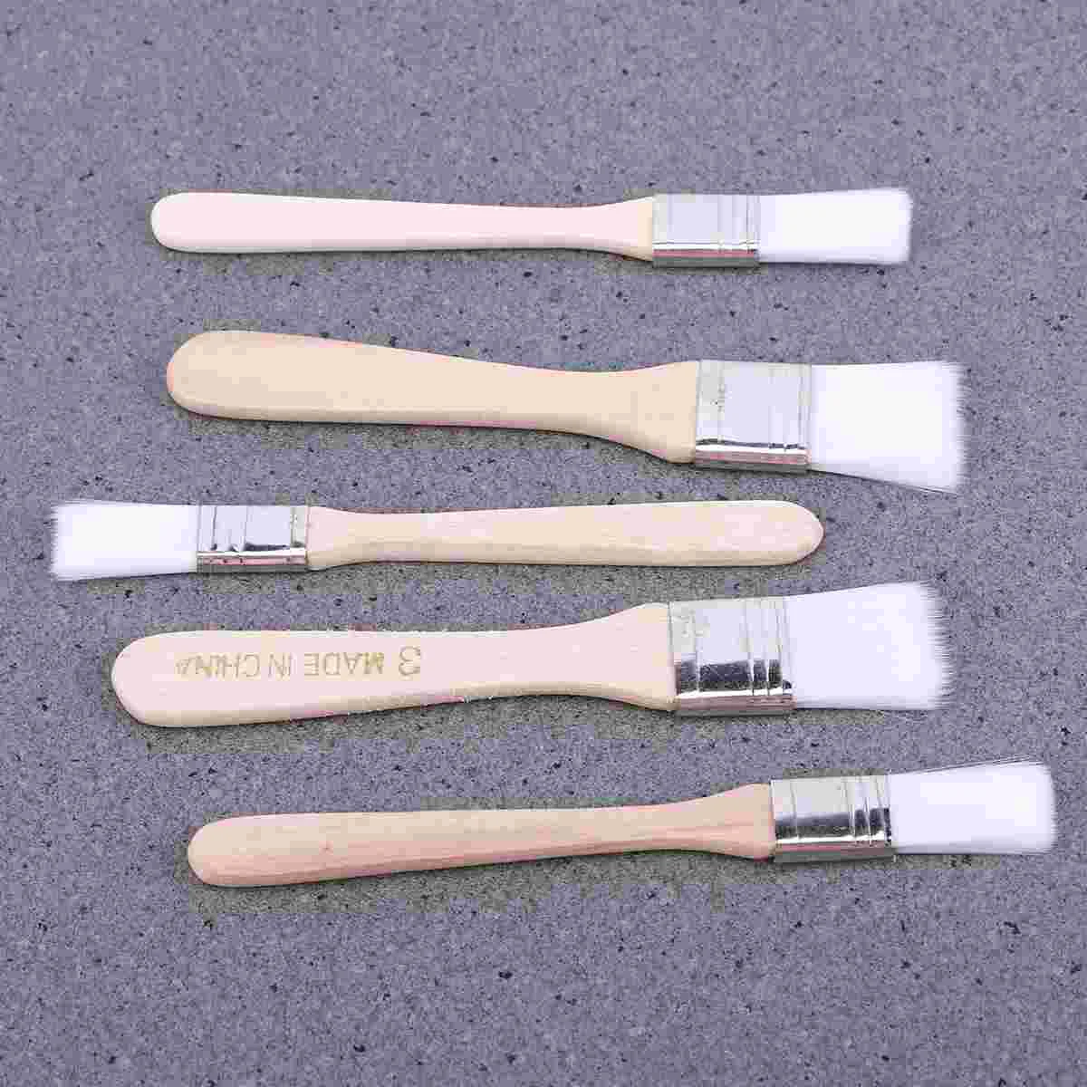 

Nylon Thickened Painting Chip Brushes White nylon paint brush Accessory for Adhesives Paint Touchups Painter Supplies