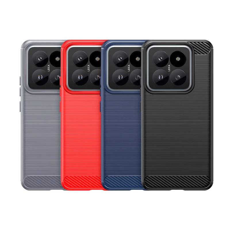 Per Xiaomi 14 Pro Case Xiaomi 14 13T Pro Cover Soft Tpu Bumper Shield Custodie Protettive Per Telefono Posteriore Per Xiaomi Mi 14 Pro Funda
