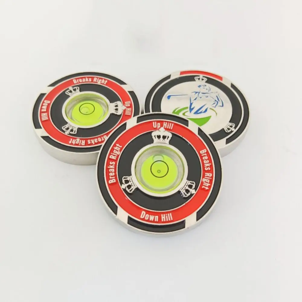 Golf Hat Clip Golf Ball Marker Green Reader High Precision Golf Slope Putting Level Meter Reading Aids Golf Accessories Supplies