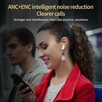 Auriculares TWS ANC con cancelación activa de ruido, cascos con Control táctil, pantalla LCD, sonido Premium Supergraves, micrófono ENC SE-60 - Imagen 5