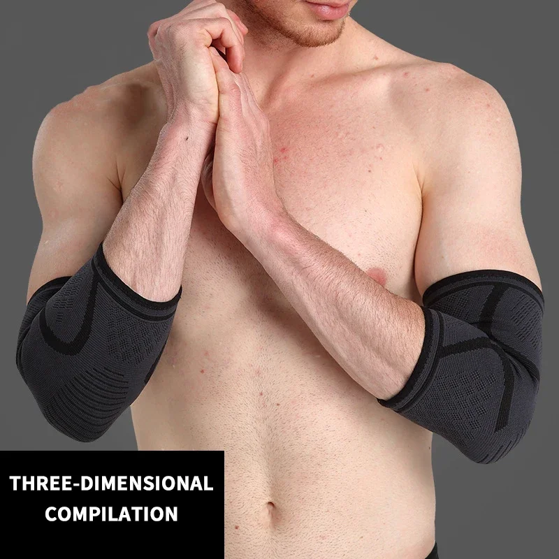 Breathable Elbow Support Compression Elastic Arm Brace Nylon Arm Sleeve 1 Pc