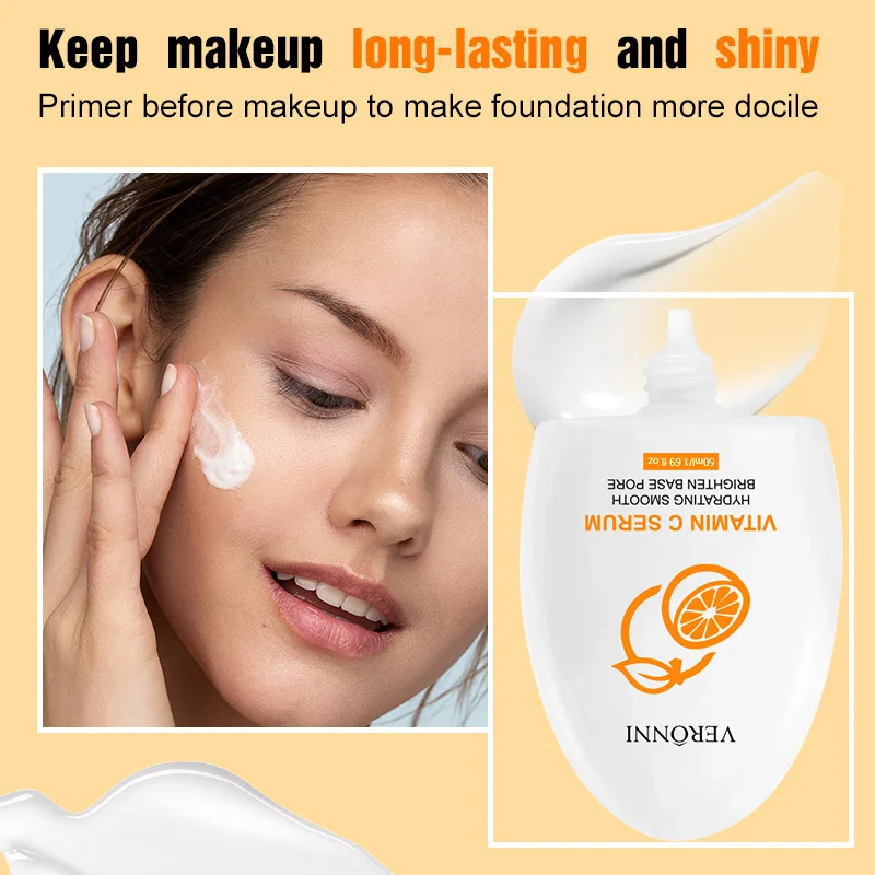 PORE SMOOTH PRIMER VC Cream Concealer Foundation Cream Face Skin Makeup Front Milk Whitening Cream Primer vc makeup base 6