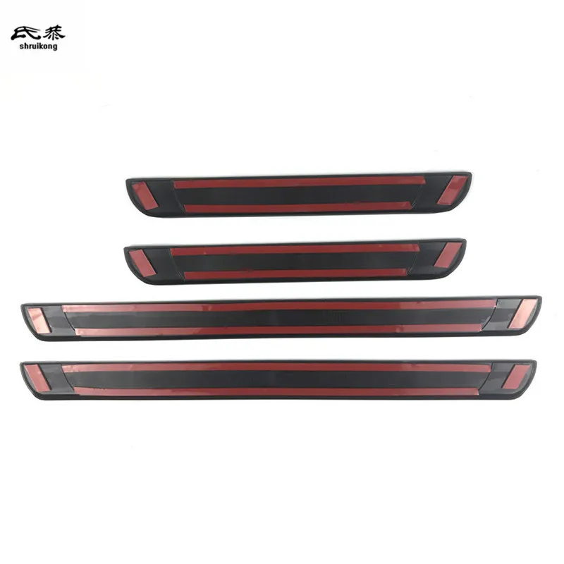 Car Accessories For Jeep Renegade 2015 2020Stainless Scuff Plate Door Sill Entry Panel Cover Threshold Strip Welcome Pedal Trims