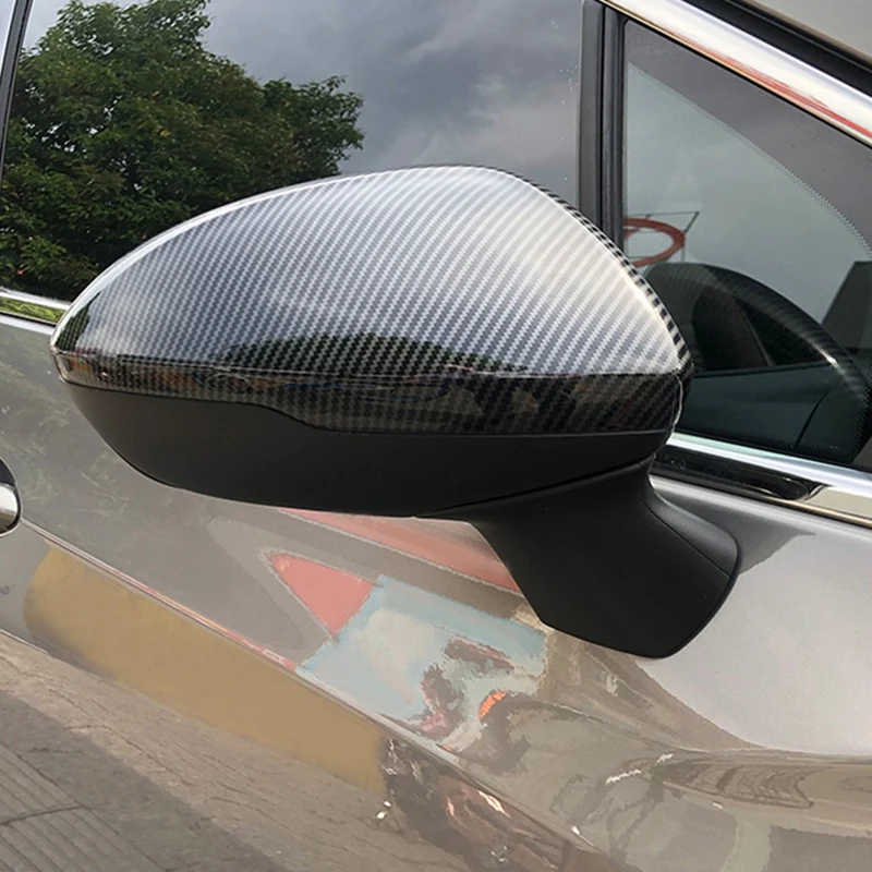 

2 шт., задняя крышка зеркала заднего вида из углеродного волокна для Opel Astra J K 2010-2019