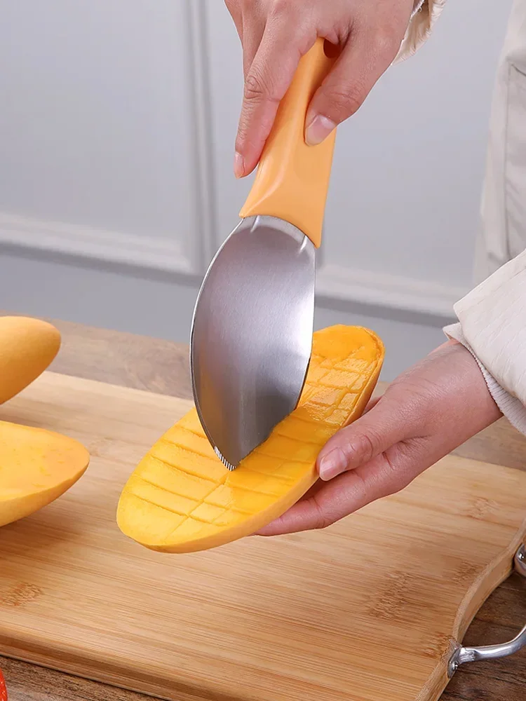 Mango special knife fruit shape digging spoon to open watermelon cutting tool avocado dicing grain artifact split mold