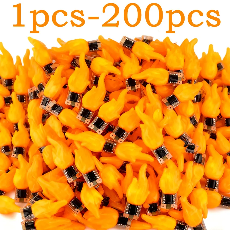 DC 3V-5V Led COB Flash Candles Edison Flame Warm White 2200K LED Filament Diode DIY Christmas Party Decoration 1pcs 30pcs 100pcs