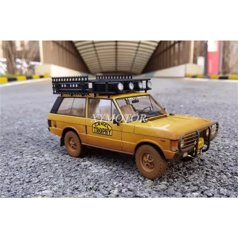 

1/18 Almost RealFor Range Rover 1982 Papua New Guinea Camel Cup Car Model Limited Muddy version Gifts Hobby Display Ornaments