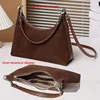 2024 New Winter Women Bag Female Frosted Leather Fashion Armpit Shoulder Bag Tote Lady Fashion Suede Handbag Crossbody Messenger 5