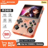Open Source R36S Retro Handheld Video Game Console Linux System 3.5 Inch IPS Screen Portable Pocket Video Player 64GB 128G Games 1