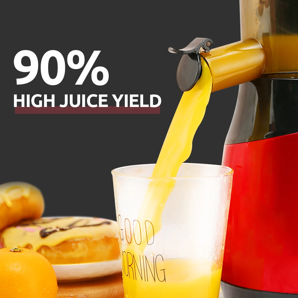 Mini Slow Juicer Screw Cold Press Extractor Patented Filter-Free Electric Fruit Vegetable Juicer Machine Modle-Portabable 4