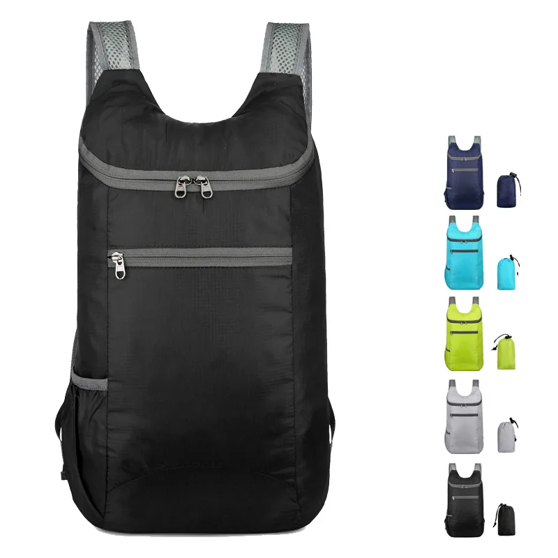 10L Lightweight Foldable Backpack Foldable Ultralight Outdoor Backpack Travel Men's and Women's Sports