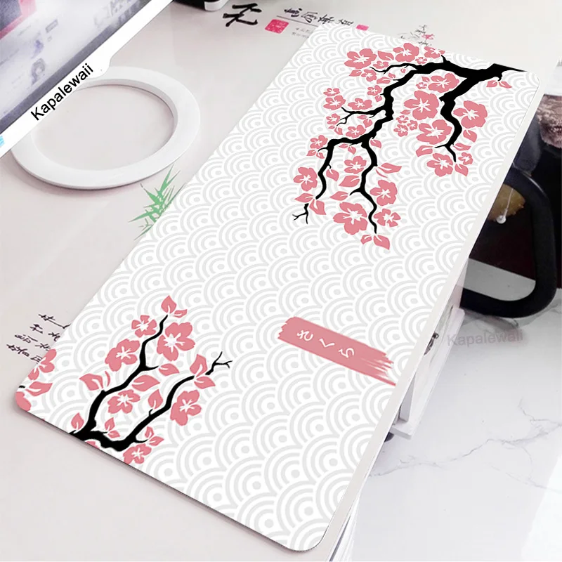 Desk Mat, XXL, Rosa Sakura Deskpad, Acessórios