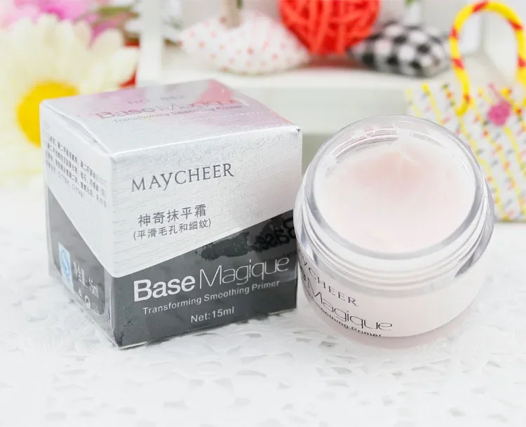Description Picture 2 of item15ml Smoothing Cream Foundation Cream Fade Wrinkles Moisturizing Hydrating Invisible Pores Facial Primer Makeup Cosmetics Tools