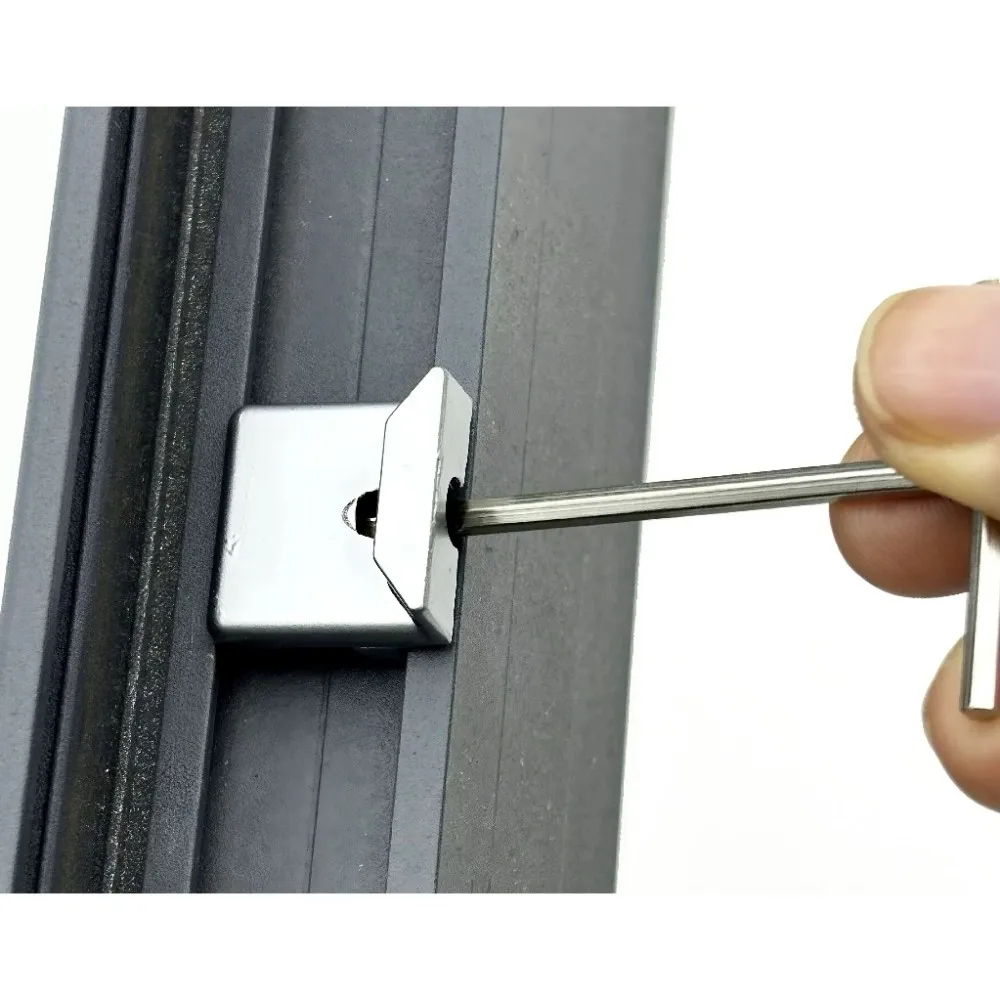8mm Thermal Break Aluminum Window Connectors & Lock Strikes-Heavy Duty Hardware, Corrosion Resistant