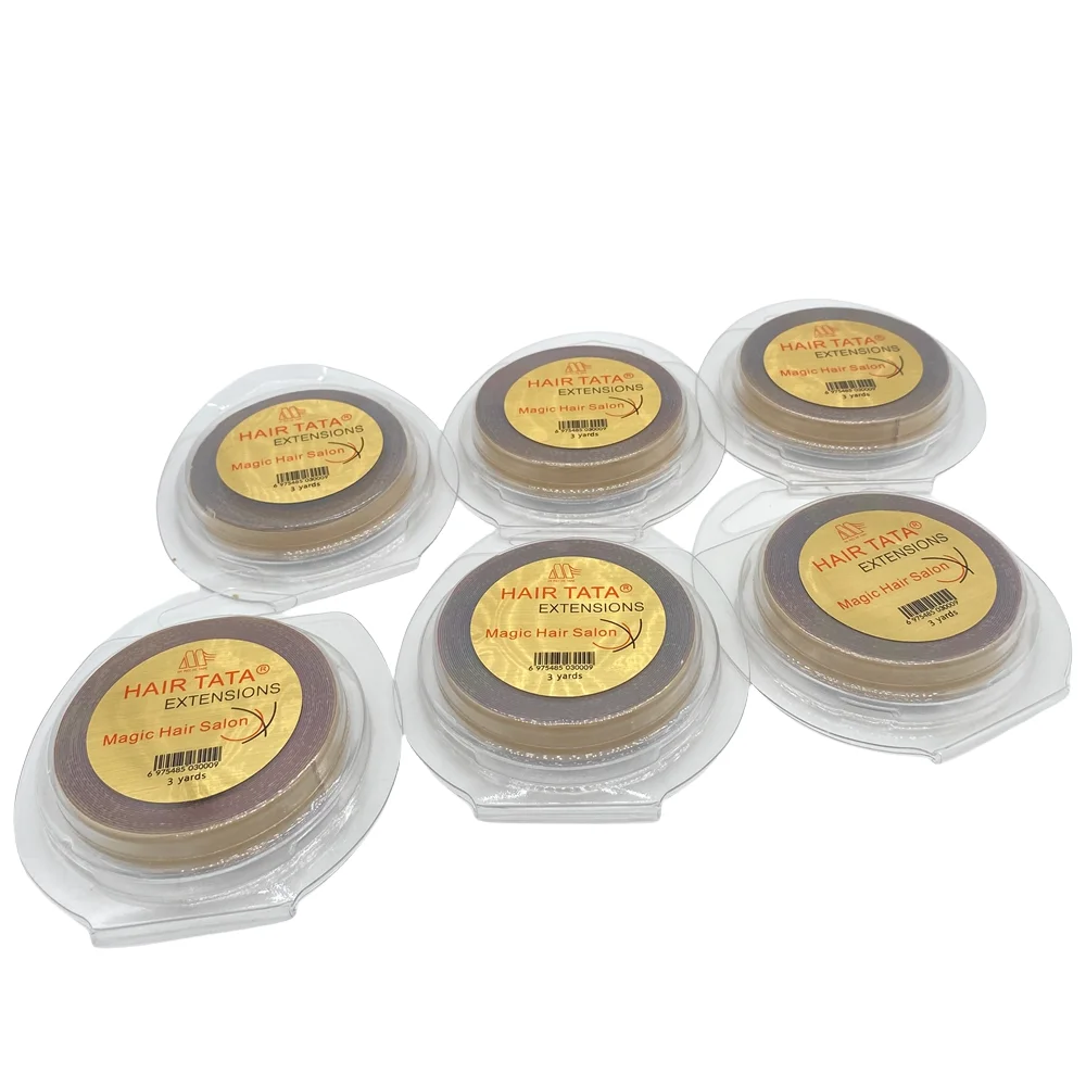1 roll 0.8cm width 3 yards TATA hair extension tape Double side adhesive tape hair extension support for double sided tape,hair extension tape,hair tape,wig tape
