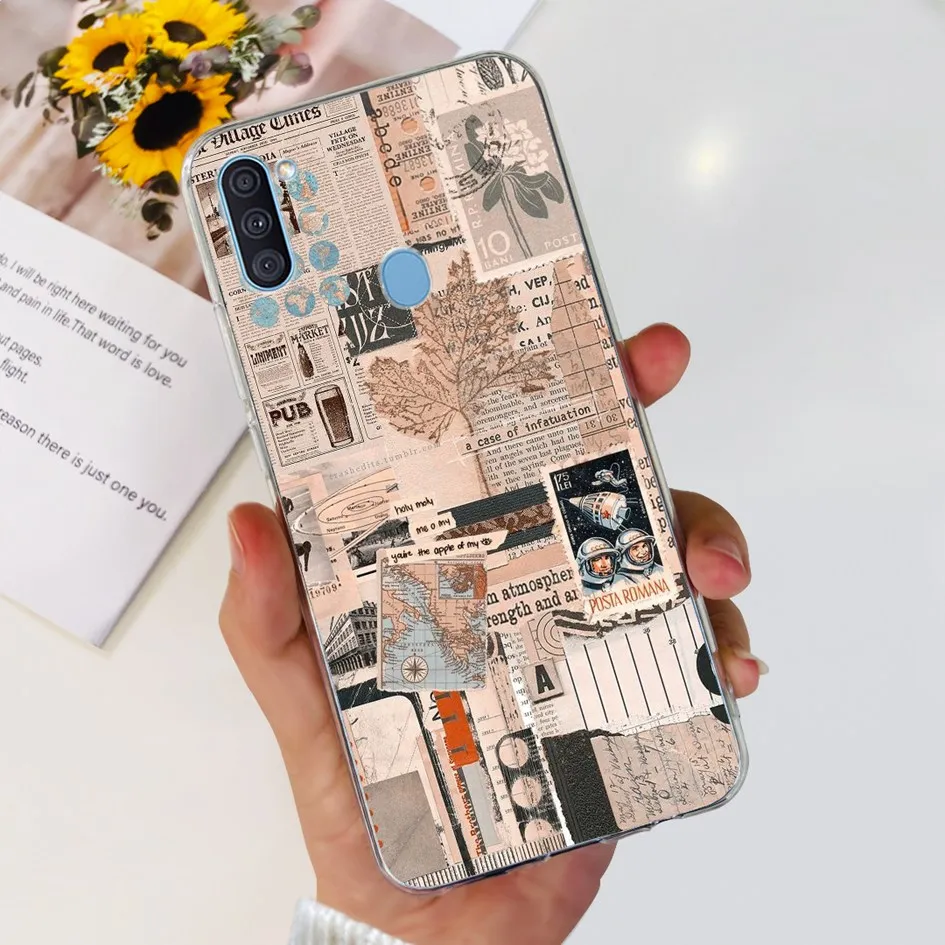 Stylish Pattern Soft Silicone Phone Case - Protective Cover