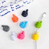 Bview Art 10pcs Cute Adhesive Cable Clips - No Drill Strong Wire Holders for Data Cables & Desk Organization 1