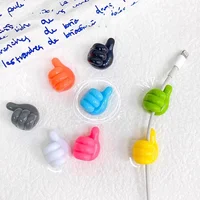 Bview Art 10pcs Cute Adhesive Cable Clips - No Drill Strong Wire Holders for Data Cables & Desk Organization 1