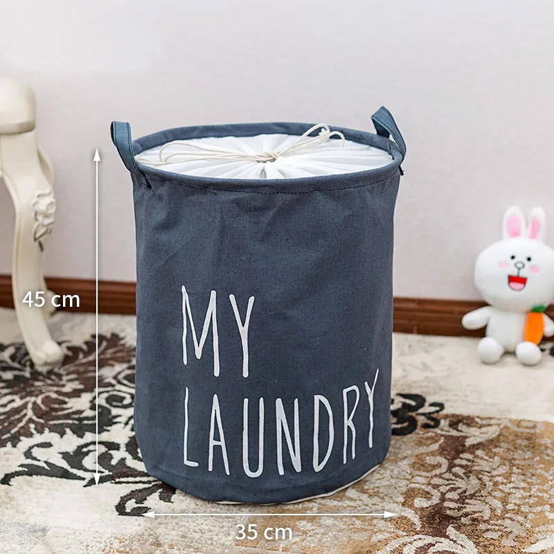 Home collapsible laundry basket child toy storage laundry bag for dirty clothes hamper organizer Large Laundry bucket 