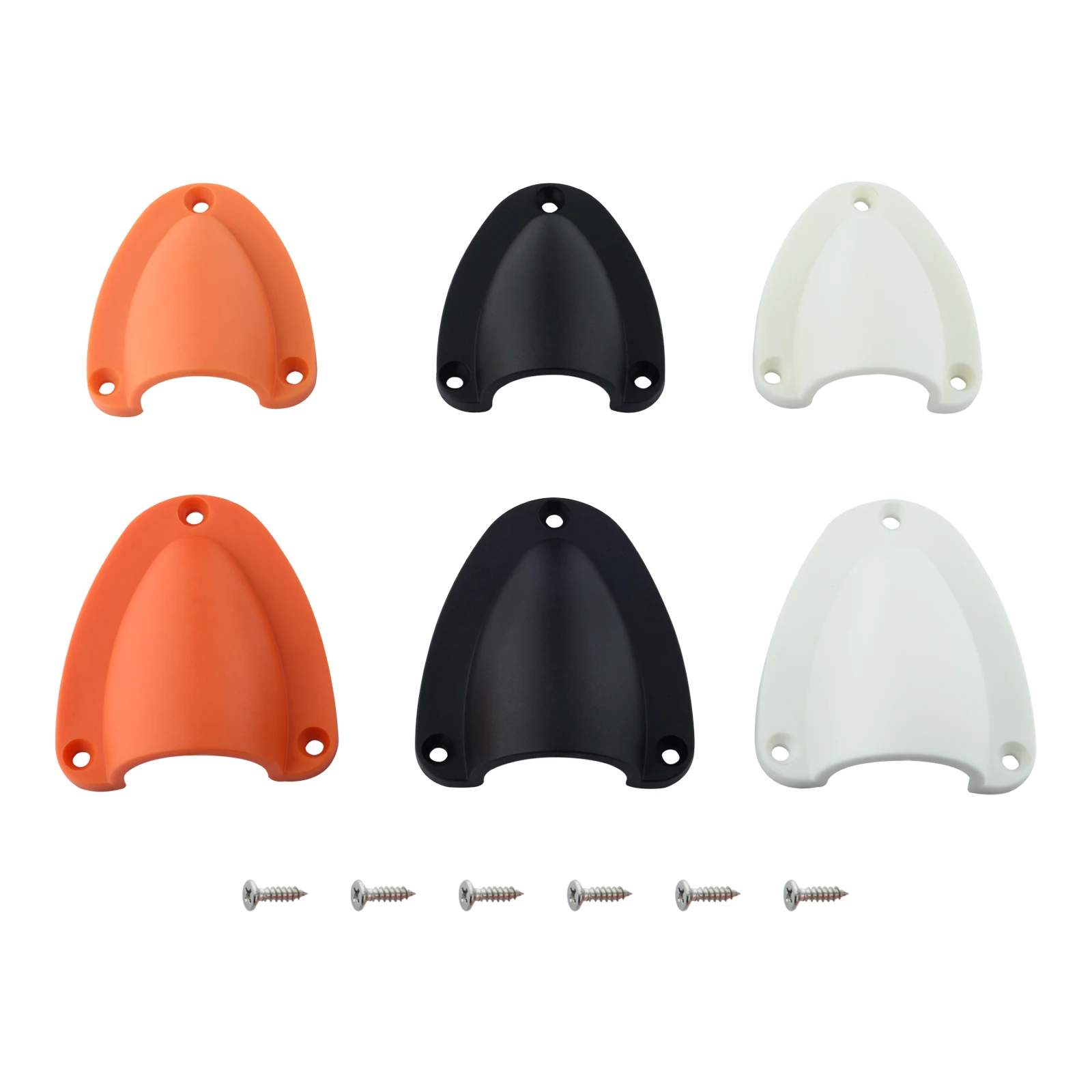 

2Pcs Nylon Wire Cable Vent Cover Clam Shell Clamshell Vent Ventilator Through Vents Boat Outlet Marine Yacht Hardware with Screw