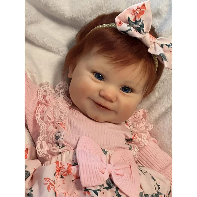 

50CM Maddie Reborn Baby Girl Lifelike 3D Skin Tone Multiple Layers Painting Visible Veins Popular Girl Dolls Muñecas Reborn