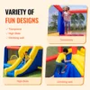 VEVOR Inflatable Bounce House Outdoor High Quality Playhouse Trampoline Jumping Bouncer with Blower Slide and Storage Bag Castle 4