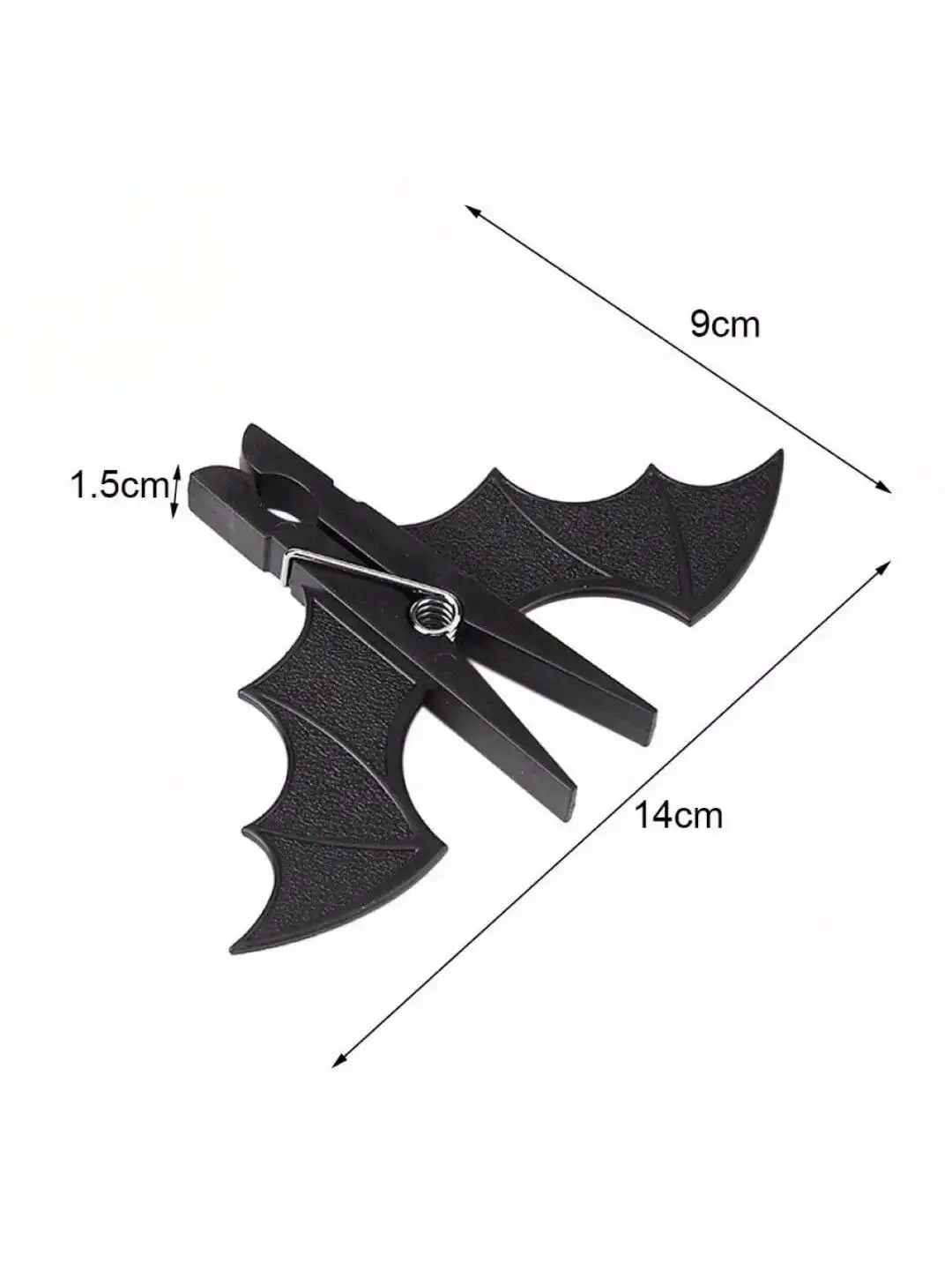 2pcs Plastic Bat Windproof Clothes Pegs Multipurpose Hanging Clips For Clothes Towels Socks Home Drying Clips 6