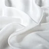 Fitted Sheet Natural Silk Mattress Cover Solid Color Double King Size Fit Sheet With Elastic Band Bedsheet 2
