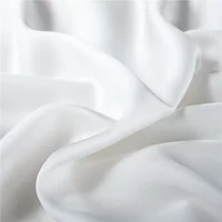Fitted Sheet Natural Silk Mattress Cover Solid Color Double King Size Fit Sheet With Elastic Band Bedsheet 2
