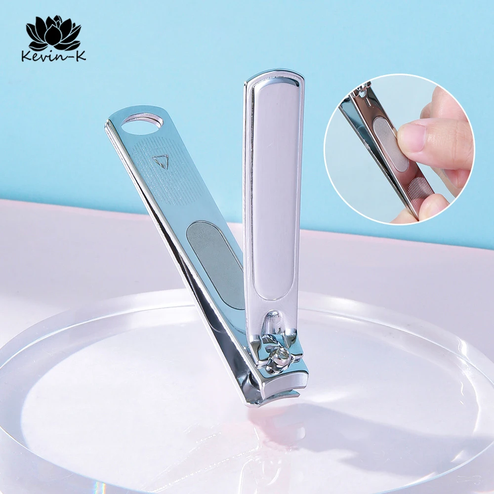 1Pc Professional Nail Clippers Stainless Steel Nail Cutter Toenail Fingernail Manicure Trimmer Toenail Clippers For Thick Nails