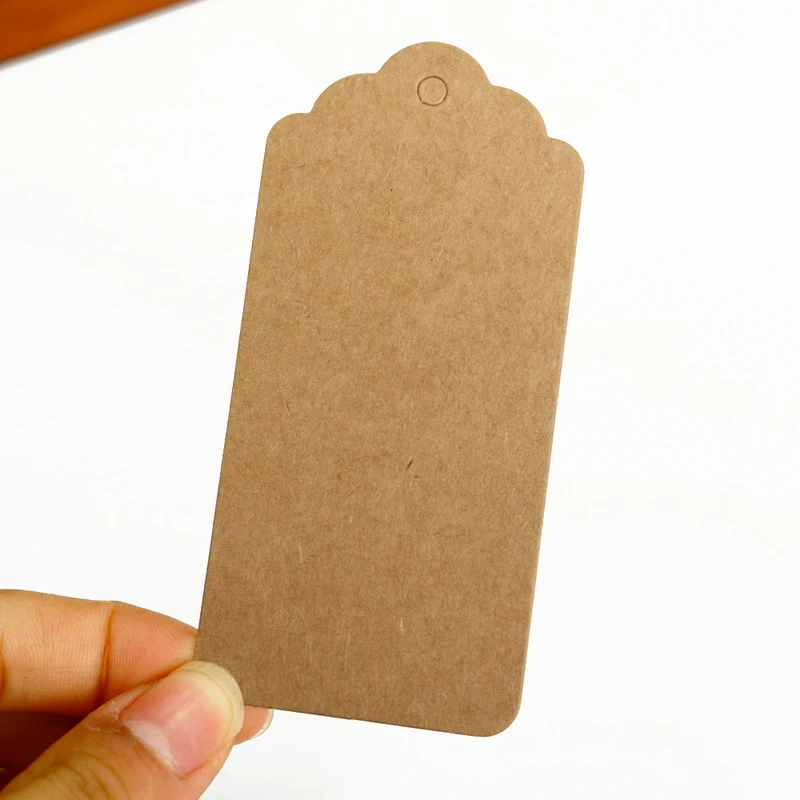 Kraft Paper Tags Blank Vintage Gift Tags for Wedding Birthday Party Decoration DIY Sewing Garment Price Label 100pcs