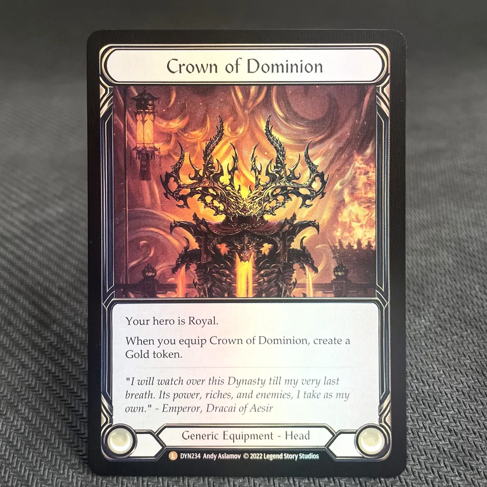 FaB Codex of Frailty 3枚セット PROXY FAB Foil Cards High Quality Codex of Frailty Crown of