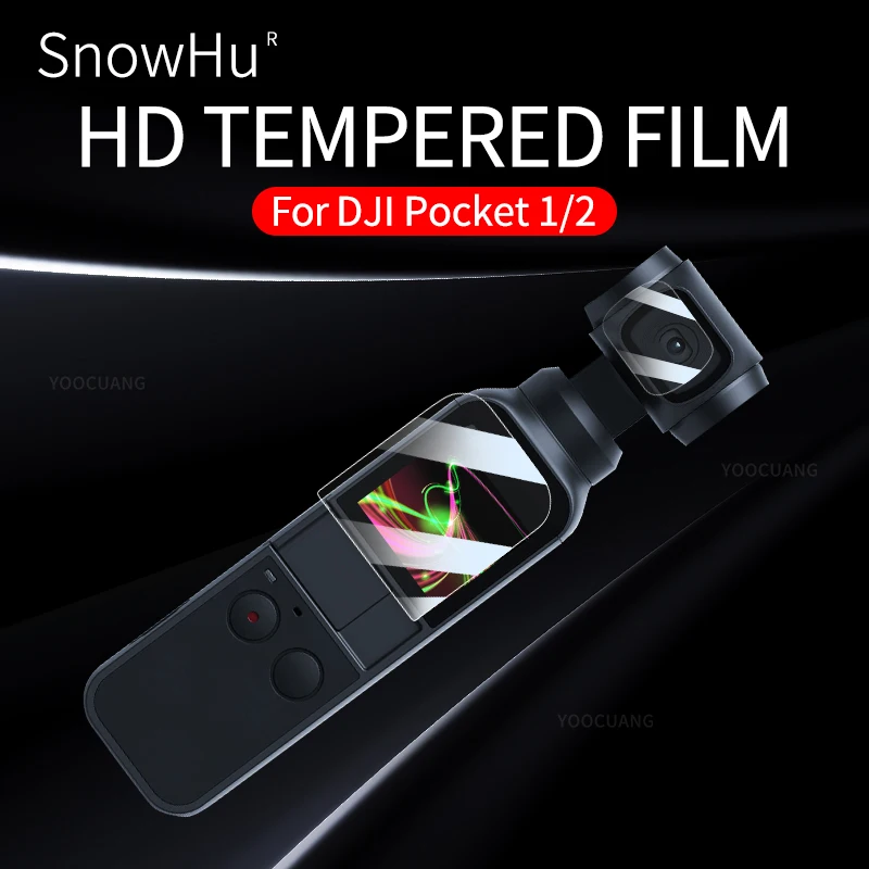 Per Dji Osmo Pocket Proteggi Schermo In Vetro Temperato Per Dji Osmo Pocket 2 1 Pellicola Protettiva Antigraffio Per Fotocamera Gimbal Portatile