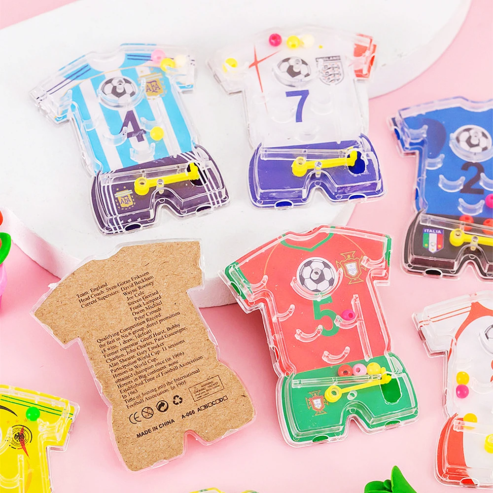 Soccer Themed Pinball Maze Toys 10/20pcs/Bag pin ball game pinball maze toy party toys toy gift filler