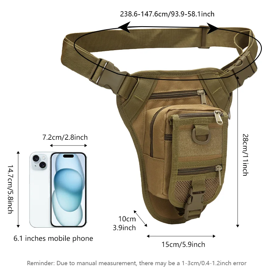 Waterproof Outdoor Sports Waist Bag for Mountaineering and Training