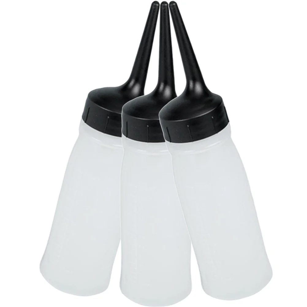 Hair Dye Bottle Squeeze Bottle Hair Dry Cleaning Bottle Hair Coloring Shampoo Container Applicator Bottle SPA Salon Barber