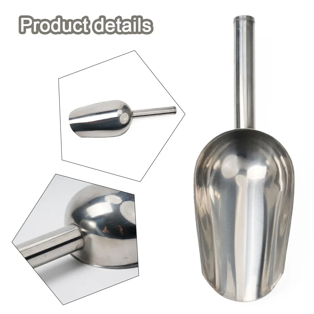 Stainless Steel Ice Scoop Party Bar Buffet Kitchen Tools