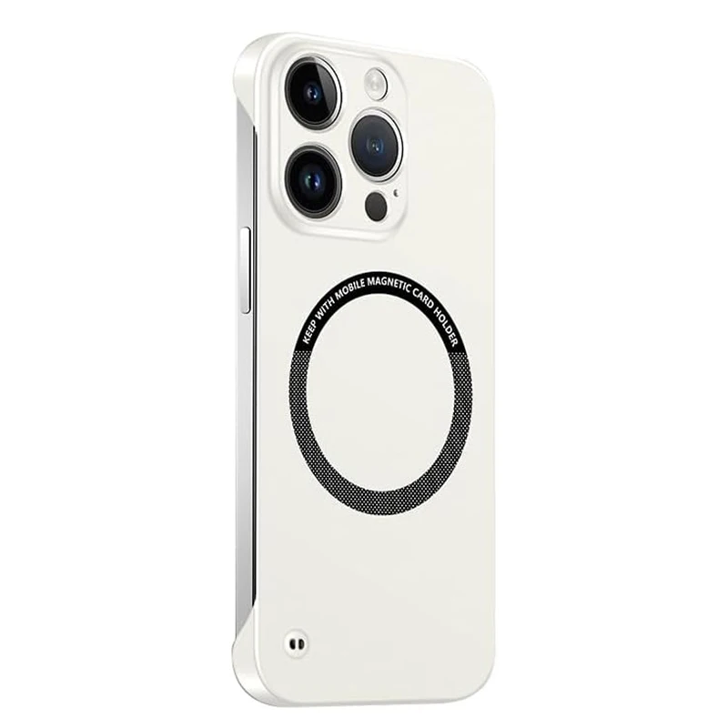 Sleek Luxury Borderless Phone Case with Strong Magnetic Grip and Matte Finish