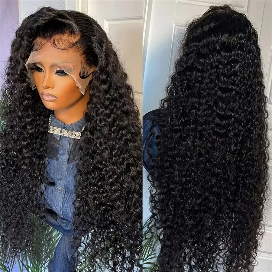 

38 inch water wave lace frontal wig 13x6 lace front human hair wig for women choice preplucked 13x4 hd glueless curly wigs