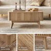 Brooklyn Lift Top Coffee Table for Living Room, Mid Century, Modern Farmhouse with Lifting Tabletop & Hidden Storage, Flut 3