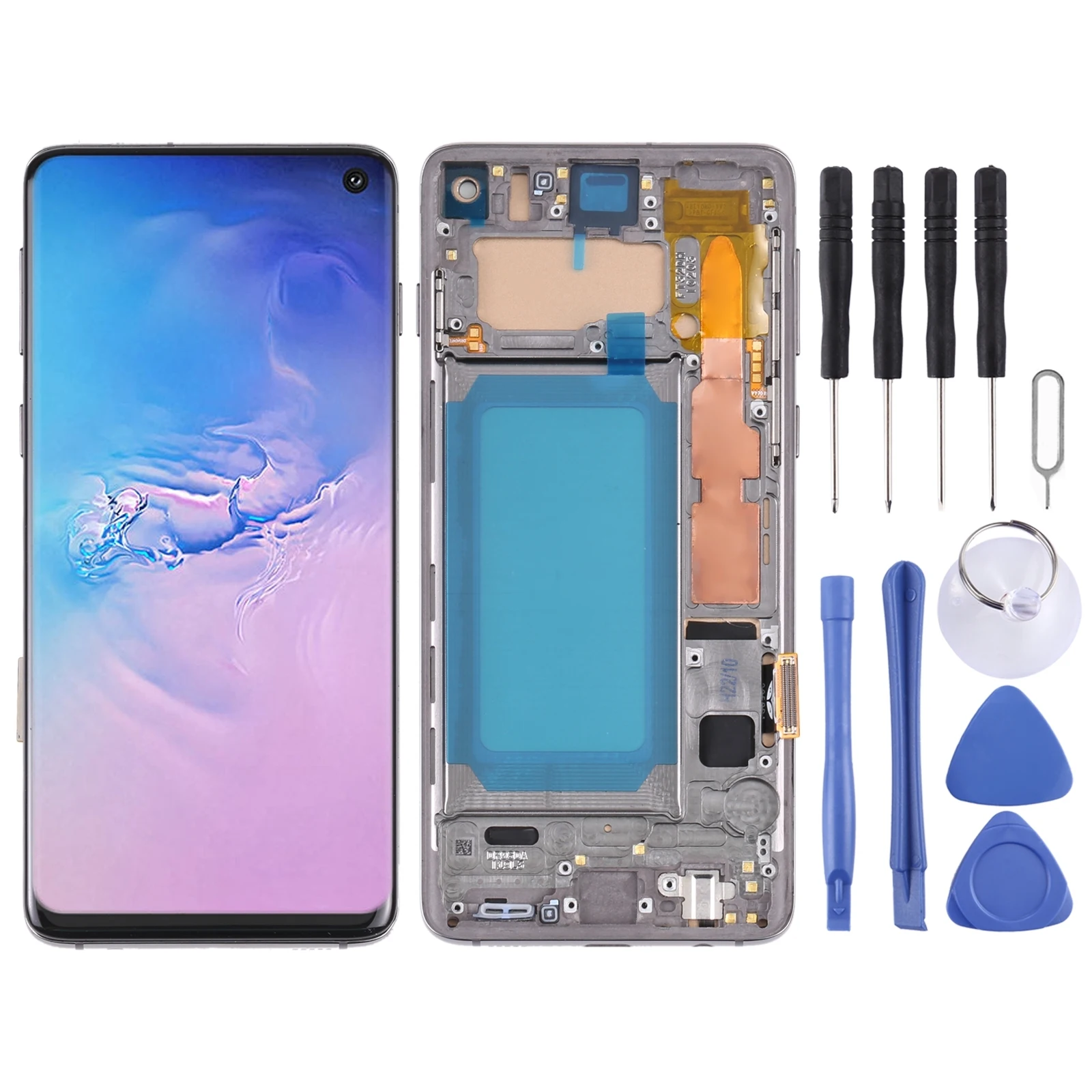 

TFT LCD Screen For Samsung Galaxy S10 SM-G973 Digitizer Full Assembly with Frame for Samsung Galaxy S10 SM-G973 lcd display