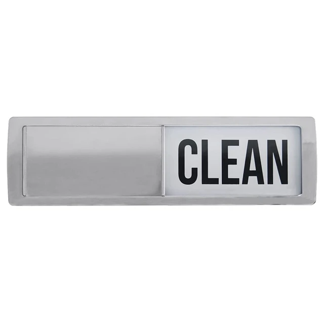 Clean Dirty Dishwasher Magnet Sign Retro Pinup