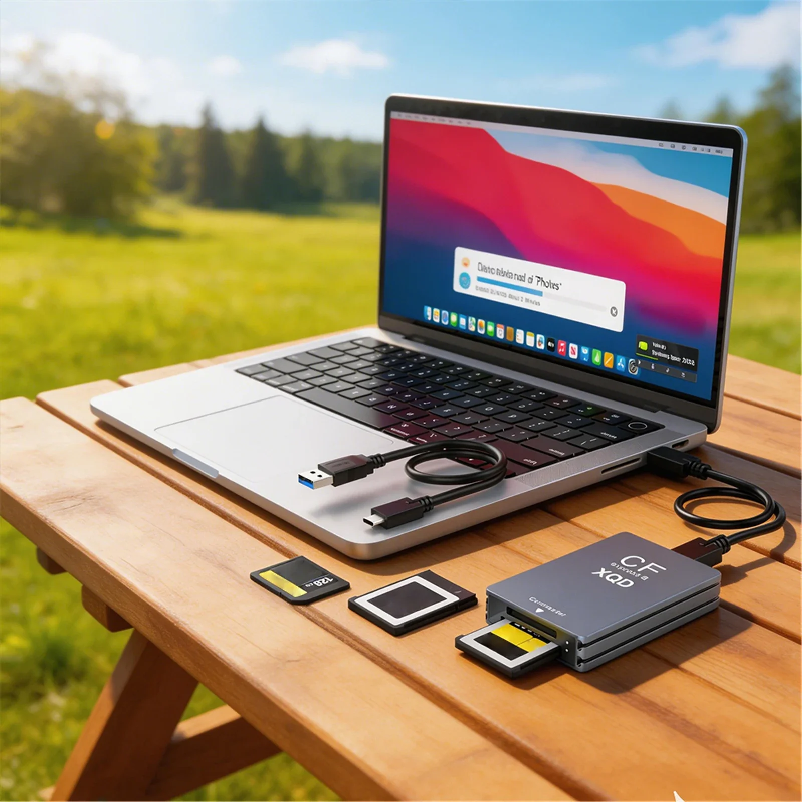 10Gbps CFexpress XQD SD 카드 리더기(USB C-USB A/C CF 익스프레스 카드 어댑터 포함) 전문 영화 제작자 및 콘텐츠 제작자용