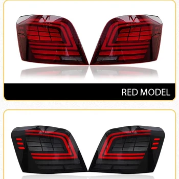Un paio di lampade per auto per il periodo 2007-2015 GLK 200 260 300 Fanale posteriore DRL Lampada posteriore LED Indicatori di direzione dinamici Accessori auto