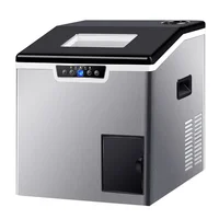 ZBS-20B 40kg Ice Maker Commercial Milk Tea Shop  Ice Cube Make Small Home Fully Automatic Ice Making Crushed Ice One Machine 1