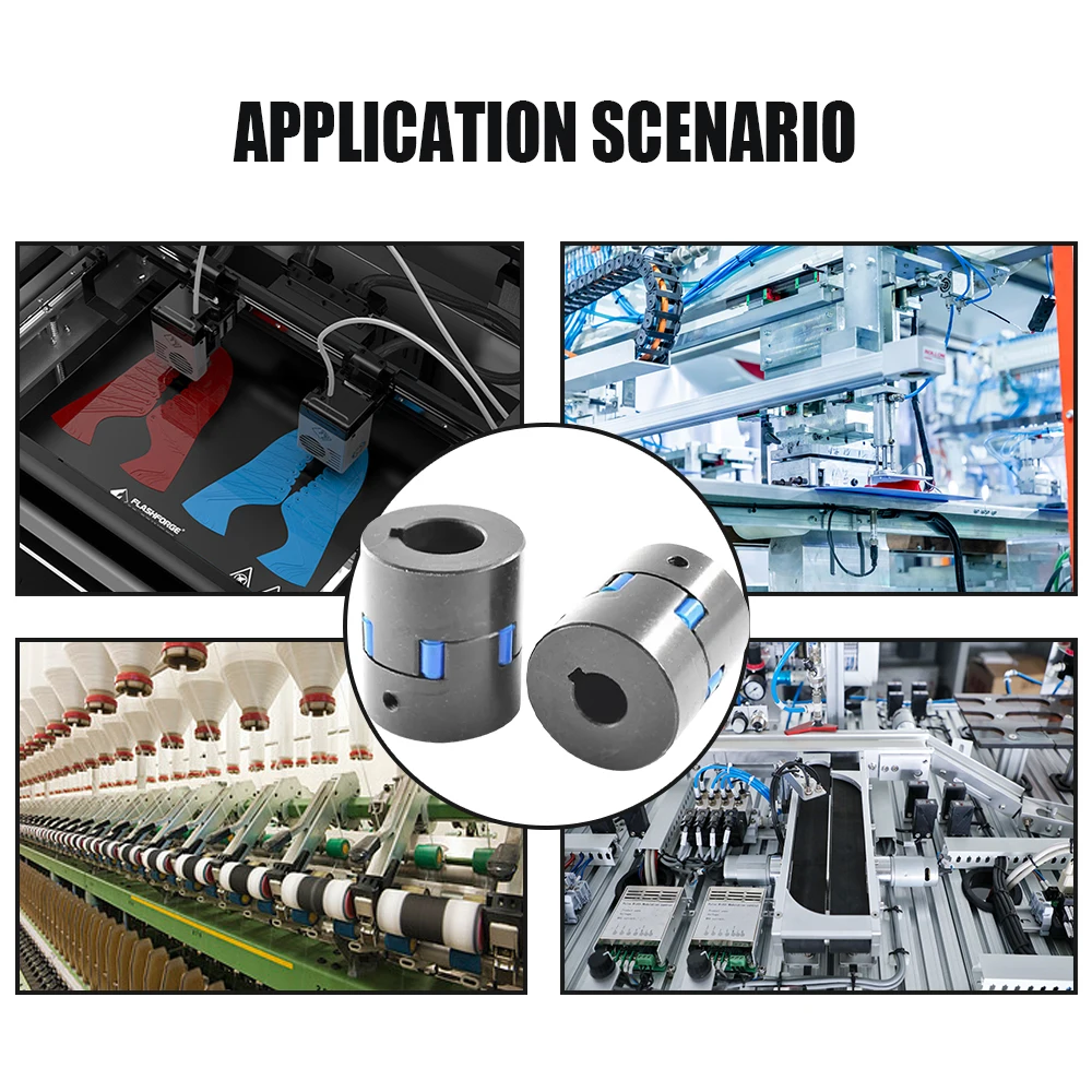 L075 D45 L51 inner hole 10/12/14/15/16/17/18/19/20/22/24/25 3jaw coupling Plum-coulper Servo motor /Star couplings High torque