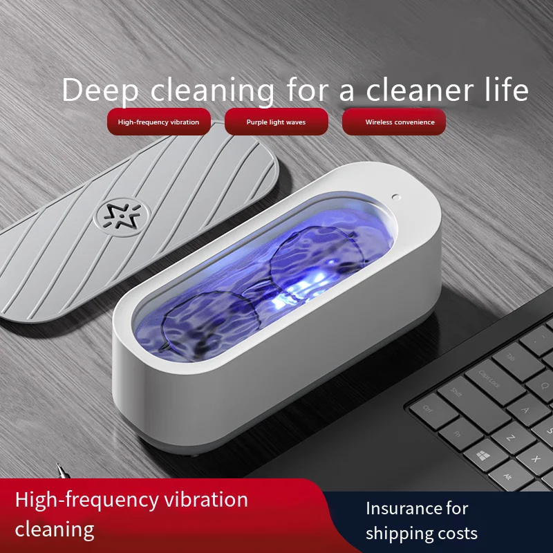 Multi-Function Eyewear Cleaner Home Ultrasonic Vibration