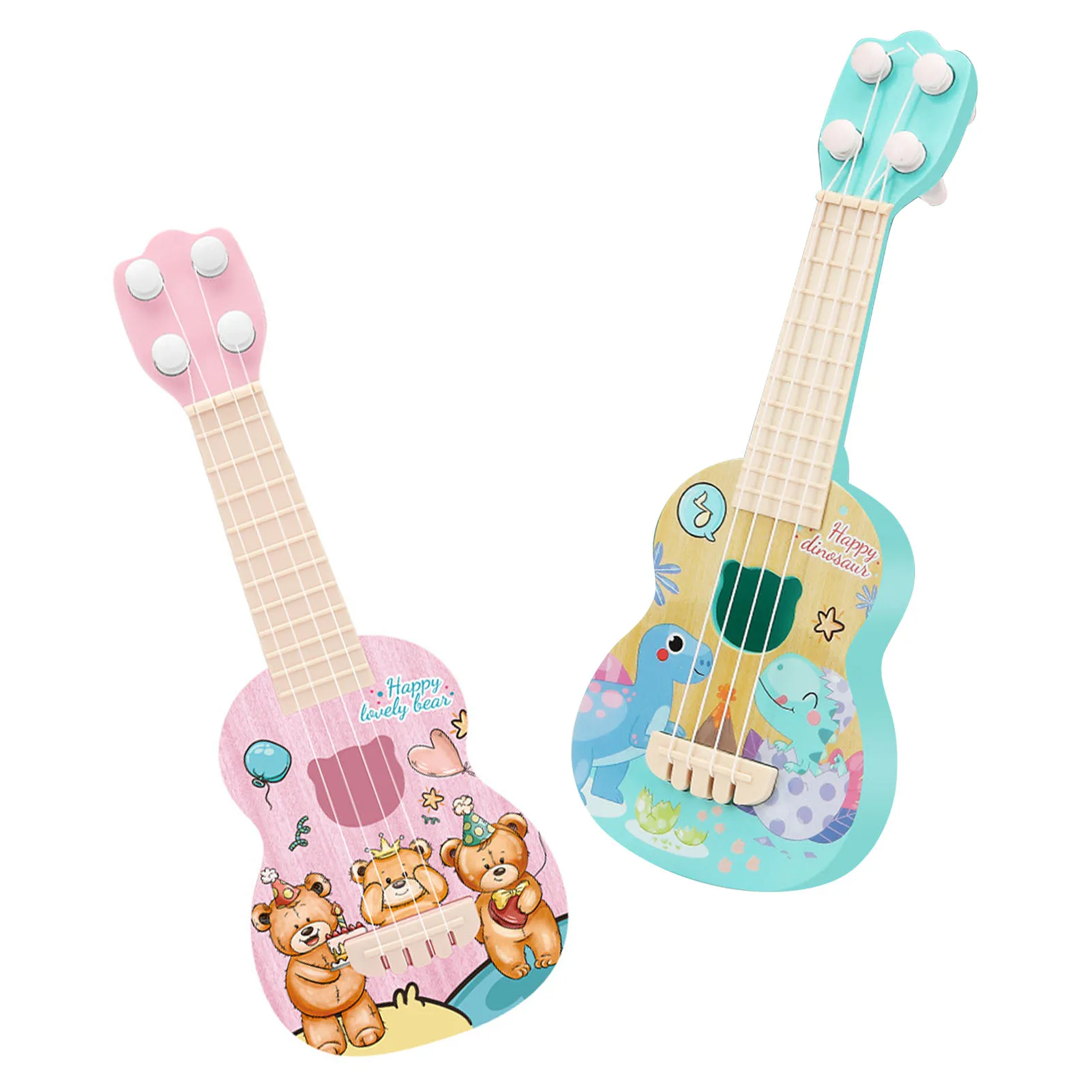 Ukulele Kids Guitar Toy Girls Boys Beginners Mini Guitar Instrument Can Play Music Simulation Toys Birthday Gift