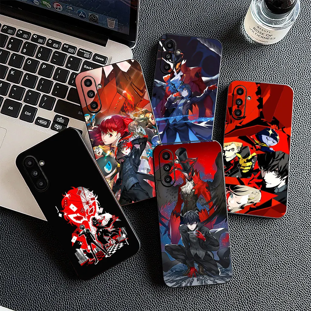 Durable Soft Phone Cover with Game Personas Poster Design