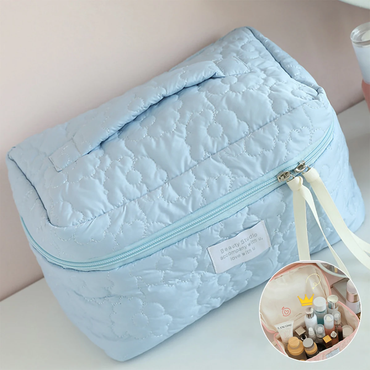 Travel Cosmetic Storage Bag - Candy Color Makeup & Toiletry Organizer